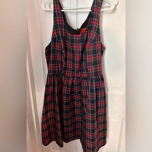 ModCloth brand Christmas plaid dress, size 2x